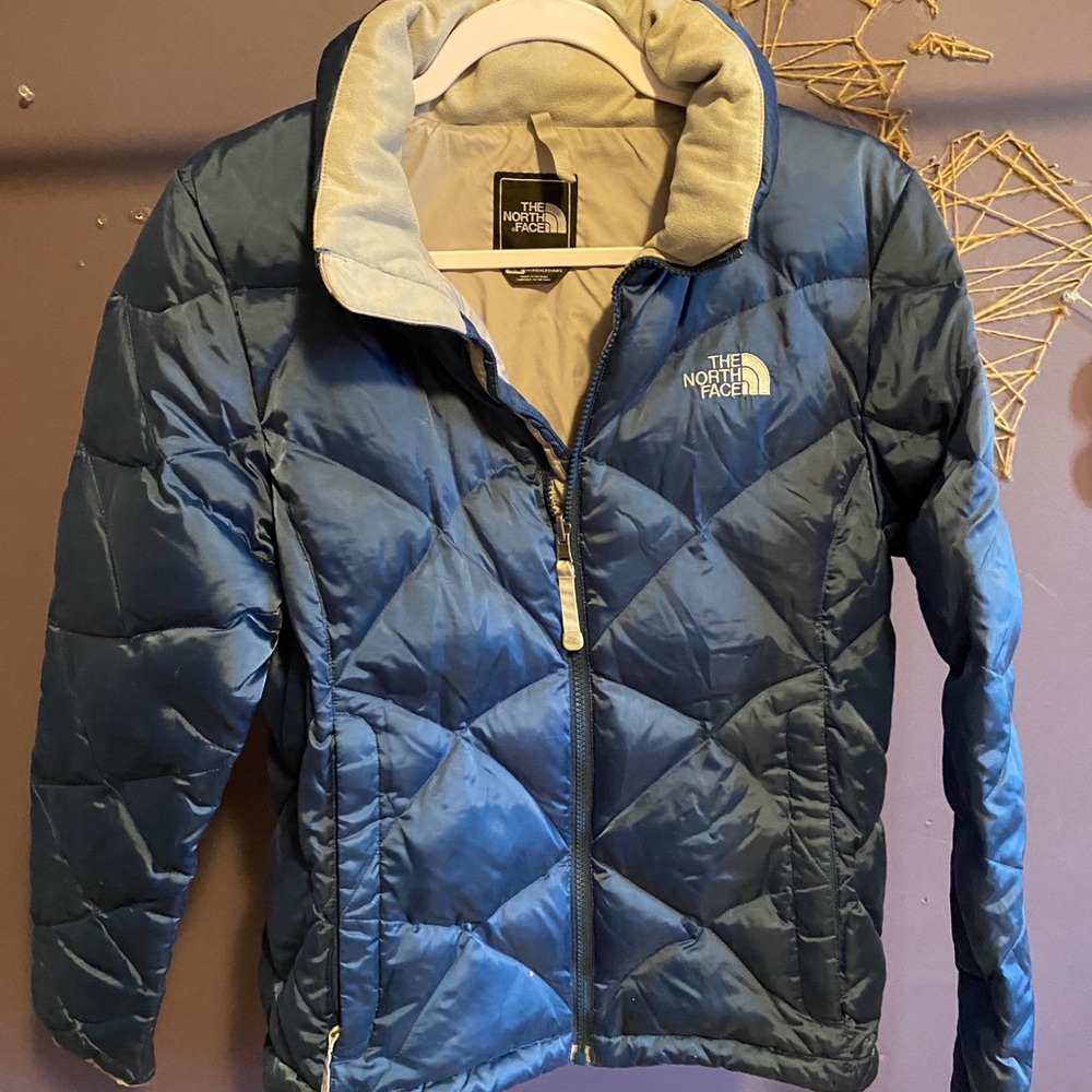 Puffy north face coat